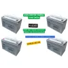 ttec 12V 100Ah Jel Akü 4 Adet ttec 12V 100Ah Jel Akü 4 Adet